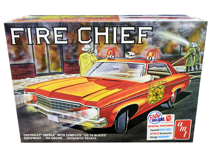 1/25 1970 Fire Chief Chevy Impala Plastic Model Kit (AMT1162)