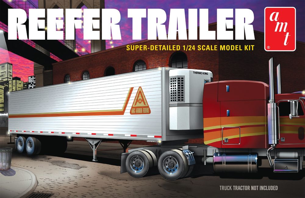 1/24 Reefer Semi Trailer Plastic Model Kit (AMT1170)