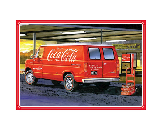 1/25 1977 Ford Van with Vending Machine Coca-Cola Plastic Model Kit (AMT1173M)