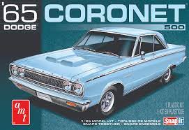 1/25 1965 Dodge Coronet Snap-Together Plastic Model Kit (AMT1176M)