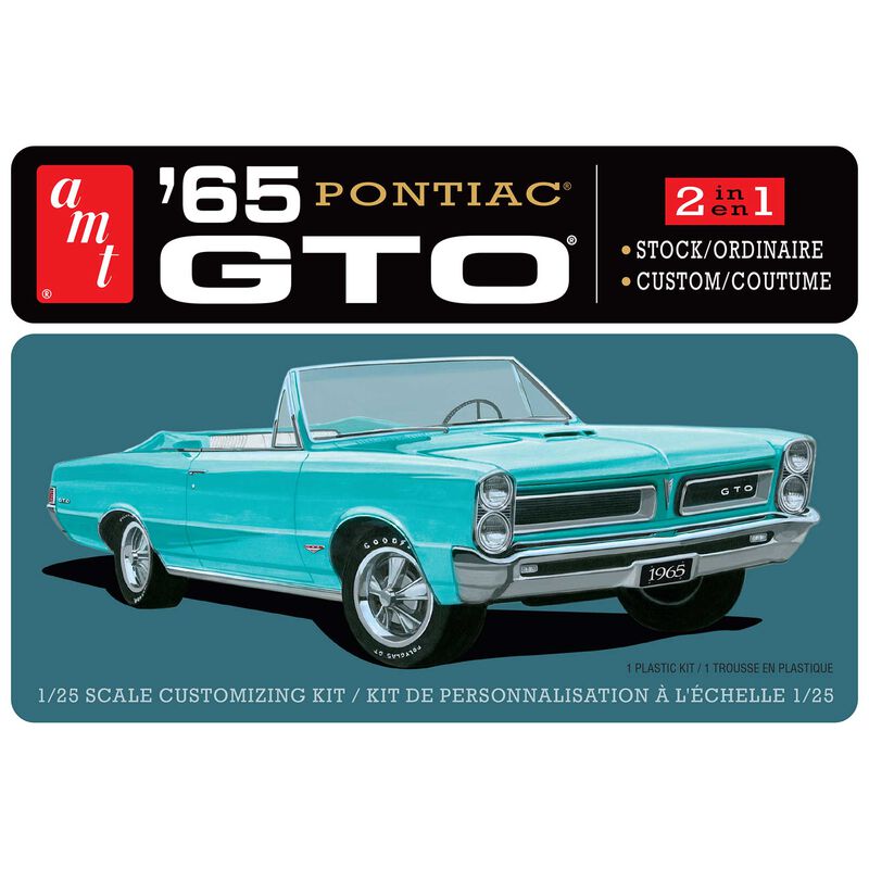 1/25 1965 Pontiac GTO Plastic Model Kit (AMT1191M)