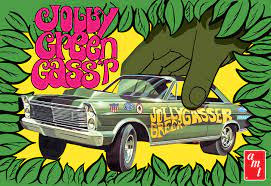 1/25 1965 Ford Galaxie Jolly Green Gasser Plastic Model Kit (AMT1192)