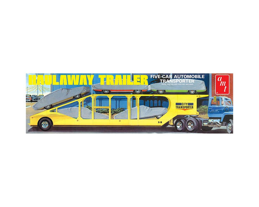 1/25 5-Car Haulaway Trailer Plastic Model Kit (AMT1193)