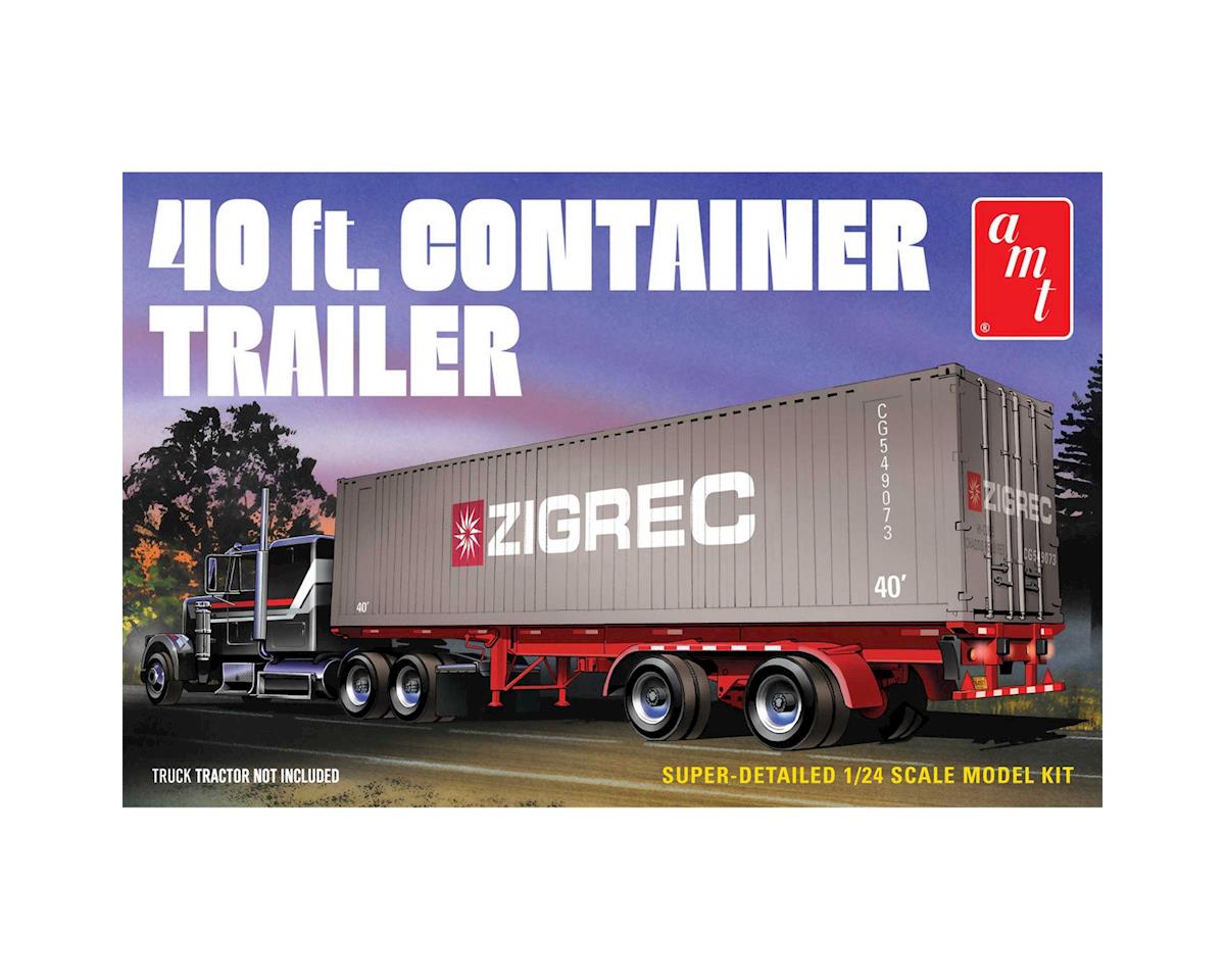 1/24 40' Semi Container Trailer Plastic Model Kit (AMT1196)