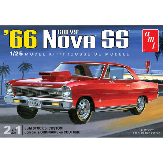 1/25 1966 Chevy Nova SS Plastic Model Kit (AMT1198M)