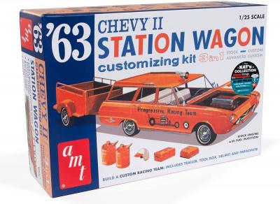 1/25 1963 Chevy II Station Wagon Plastic Model Kit (AMT1201)