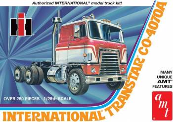 1/25 International Transtar CO-4070A Semi Tractor Cab Plastic Model Kit (AMT1203)