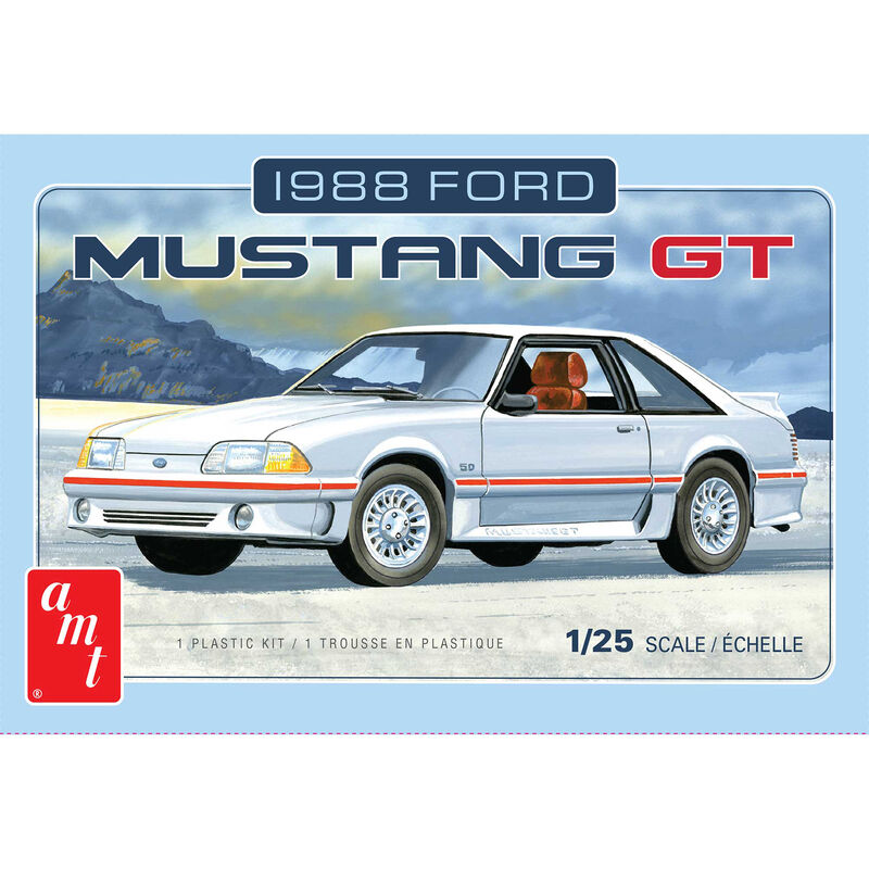 1/25 1988 Ford Mustang Plastic Model Kit (AMT1216M)