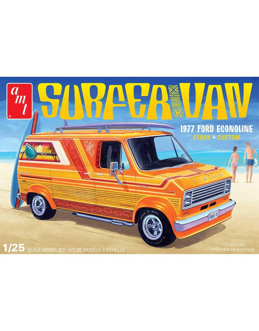 1/25 1977 Ford Econoline Surfer Van Plastic Model Kit (AMT1229M)