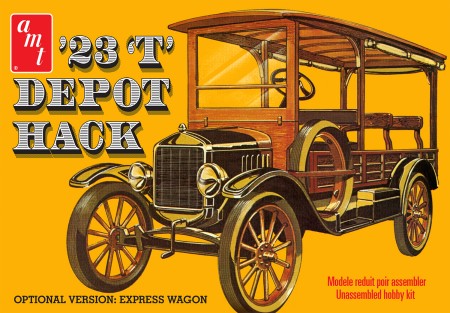 1/25 1923 'T' Depot Hack Plastic Model Kit (AMT1237)