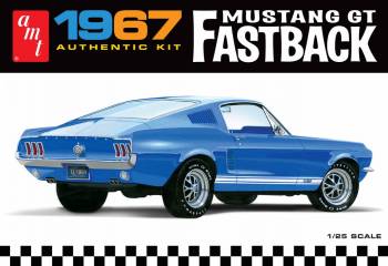 1/25 1967 Ford Mustang GT Fastback Plastic Model Kit (AMT1241)