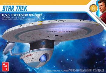 1/1000 Star Trek U.S.S. Excelsior NX-2000 Plastic Model Kit (AMT1257M)