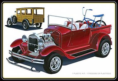 1/25 1929 Ford Woody Pickup Plastic Model Kit (AMT1269M)