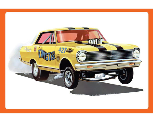 1/25 1965 Chevy II Nova AWB Twister Plastic Model Kit (AMT1293)