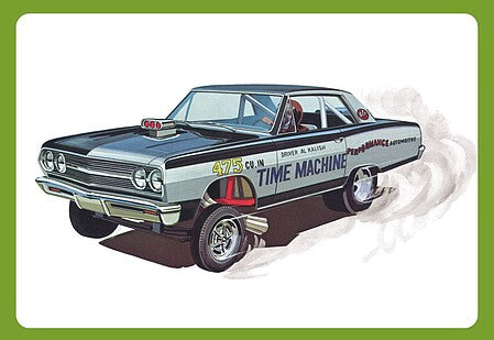 1/25 1965 Chevy Chevelle AWB Time Machine Funny Car Plastic Model Kit (AMT1302)