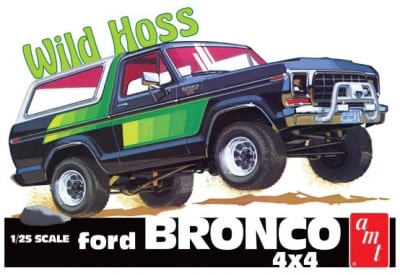 1/25 1978 Ford Bronco "Wild Hoss" Plastic Model Kit (AMT1304)