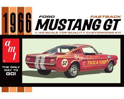 1/25 1966 Ford Mustang Fastback Plastic Model Kit (AMT1305)