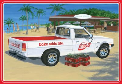 1/25 Dodge Ram D-50 Pickup Coca-Cola Plastic Model Kit (AMT1306M)