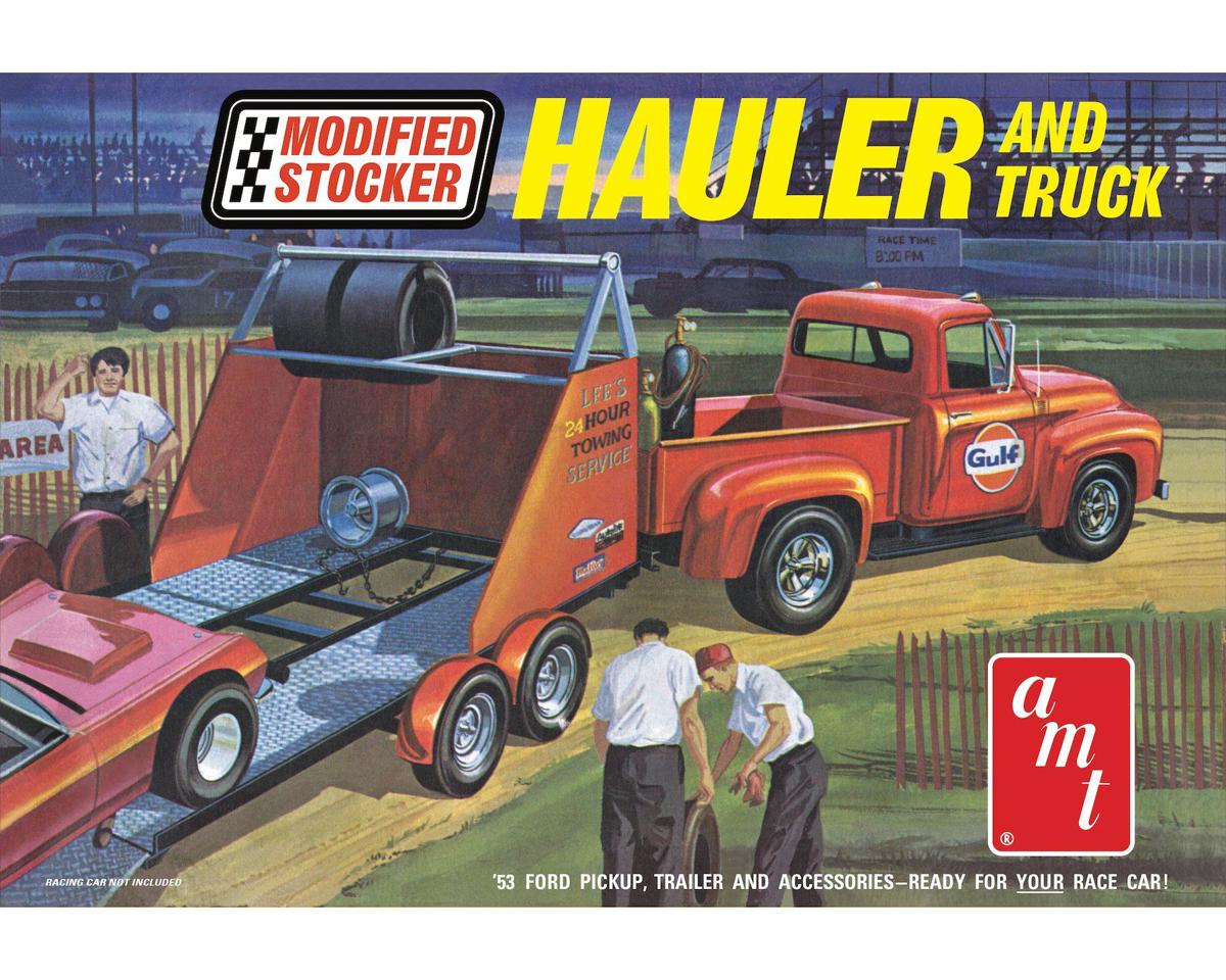 1/25 1953 Ford Pickup Modified Stocked Hauler Gulf Plastic Model Kit (AMT1310)