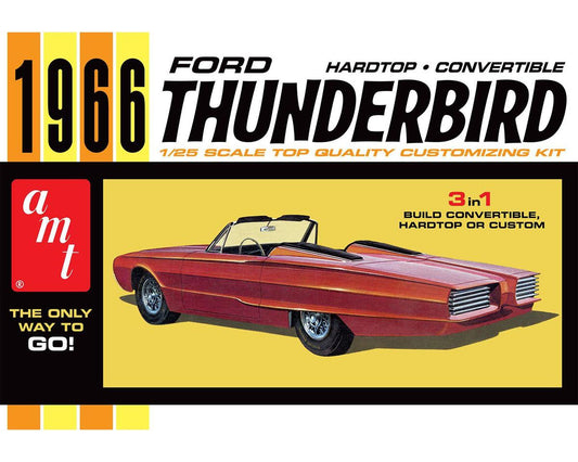 1/25 1966 Ford Thunderbird Hardtop/Convertible Plastic Model Kit (AMT1328)