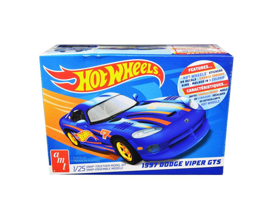 1/25 Hot Wheels 1997 Dodge Viper GTS Plastic Model Kit (AMT1349M)