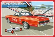 1/25 1968 Chevy El Camino SS Coca-Cola Plastic Model Kit (AMT1362)