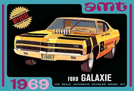 1/25 1969 Ford Galaxie Hardtop Plastic Model Kit (AMT1373)