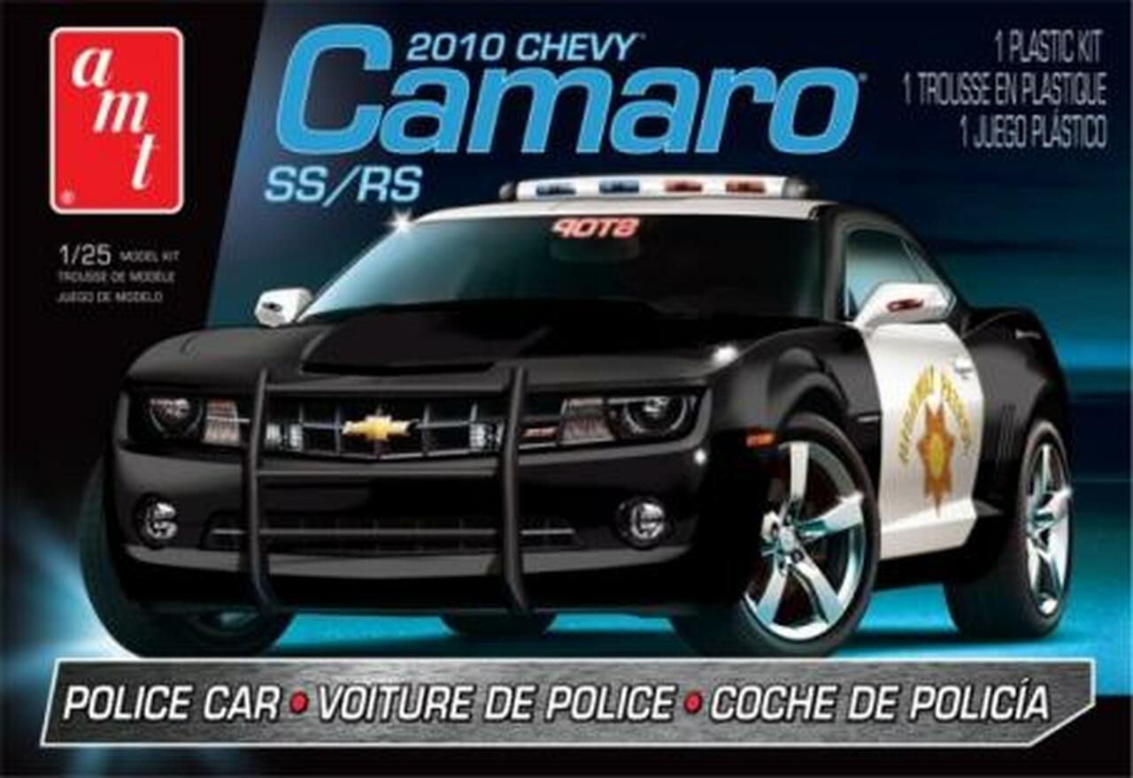 1/25 2010 Camaro Police Car Plastic Model Kit (AMT817)