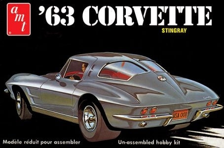 1/25 1963 Chevy Corvette Plastic Model Kit (AMT861)