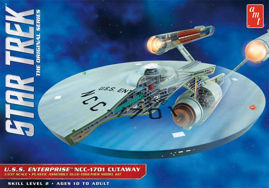 1/537 Star Trek TOS Enterprise Cutaway Plastic Model Kit (AMT891)