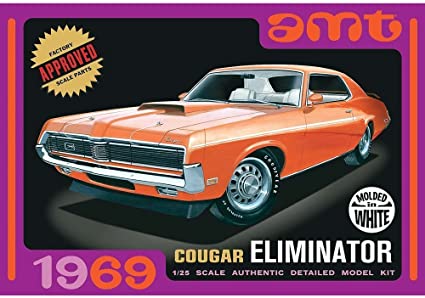 1/25 1969 Mercury Cougar Plastic Model Kit (AMT912)