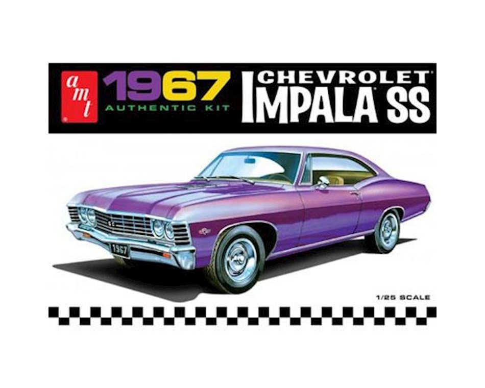 1/25 1967 Chevy Impala SS Plastic Model Kit (AMT981)