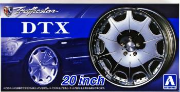 1/24 Wheel Set Trafficstar DTX 20" for Plastic Models (AOS05426)