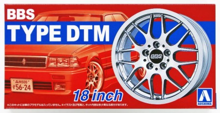 1/24 BBS DTM 18" Tire & Wheel Set (4) (AOS52426)