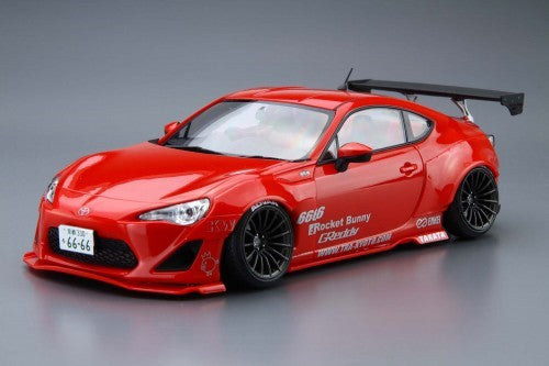 1/24 2012 Toyota GT86 GReddy & Rocket Bunny Enkei Racing Version Car Plastic Model Kit (AOS61862)