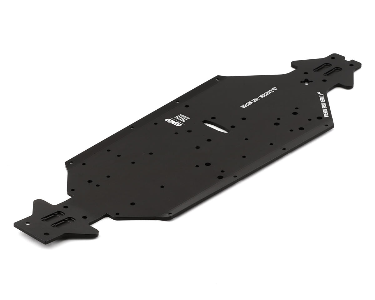 Aluminum Chassis CNC 7075 T6 SWB Black (ARA320572)