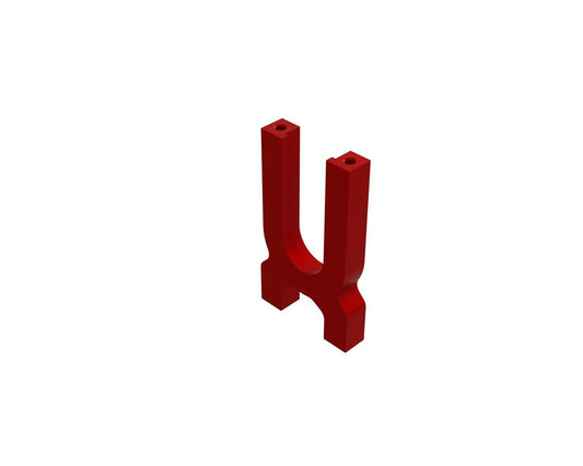 Aluminum Center Diff Holder Red (ARA320666)