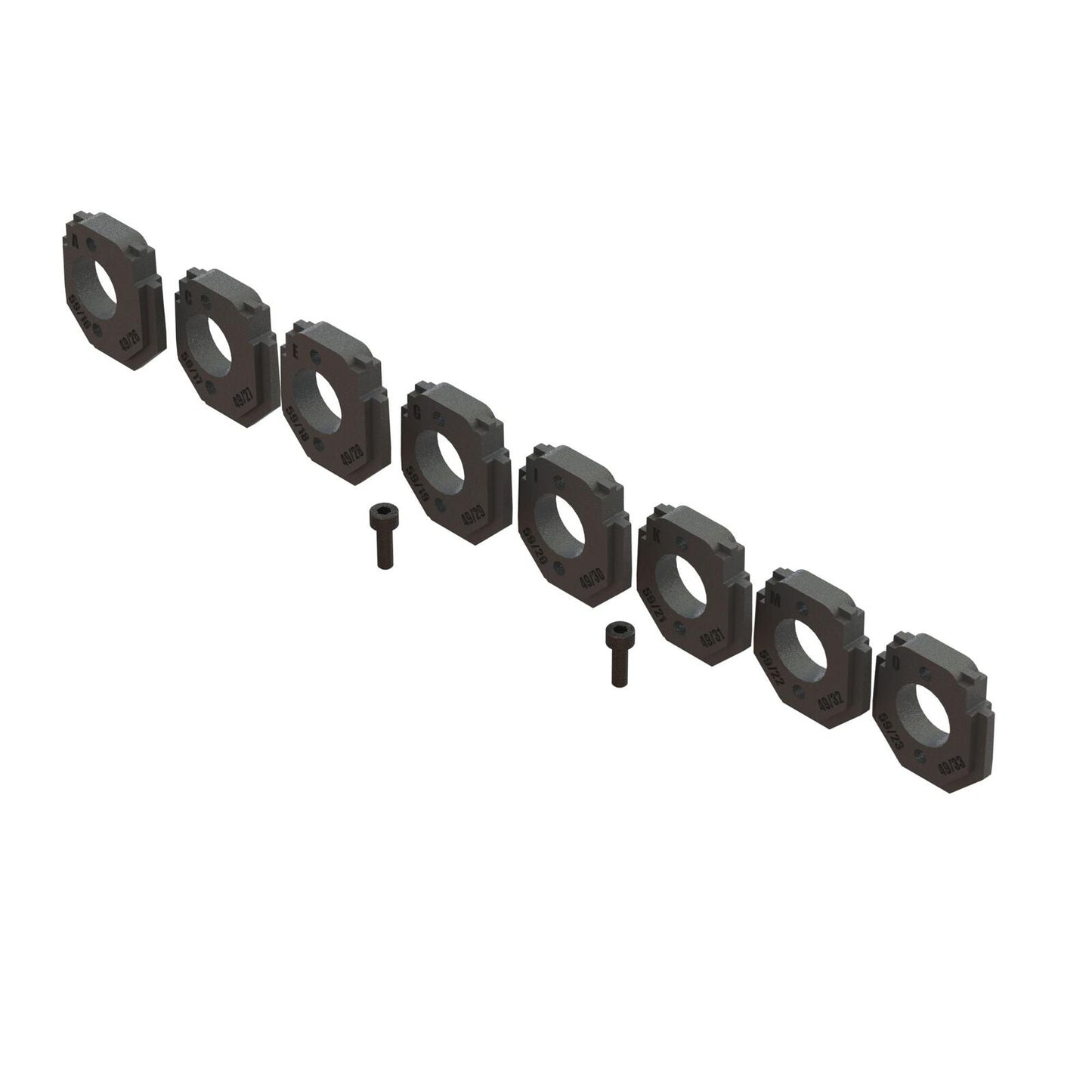 Motor Mount Set (8) (ARA320744)