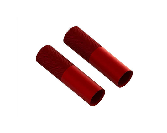 Aluminum Shock Body 24x88mm (Red) (2) (ARA330577)