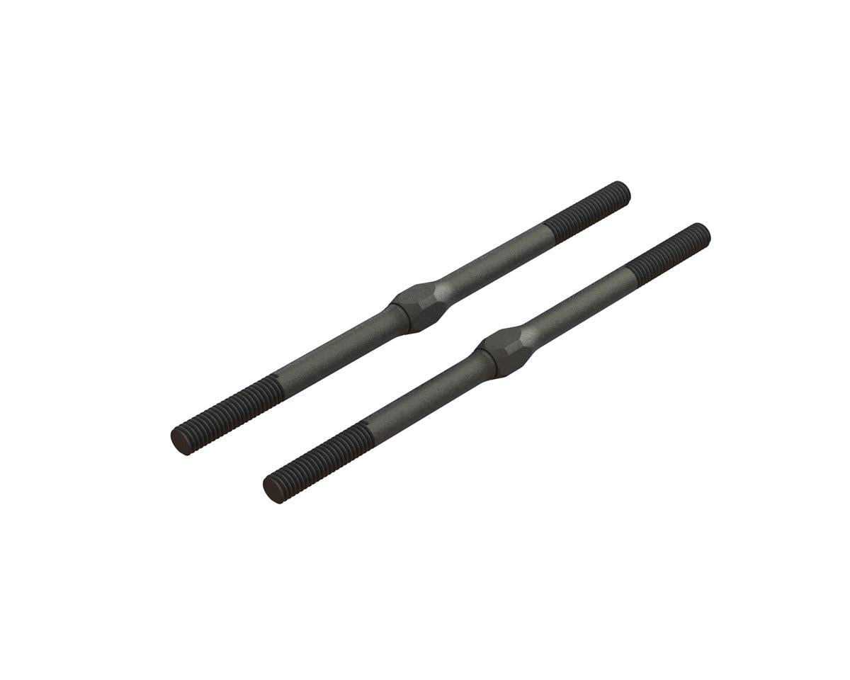 Steel Turnbuckle M4x85mm Black (2) (ARA330716)