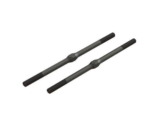 Steel Turnbuckle M4x95mm Black (2) (ARA330717)