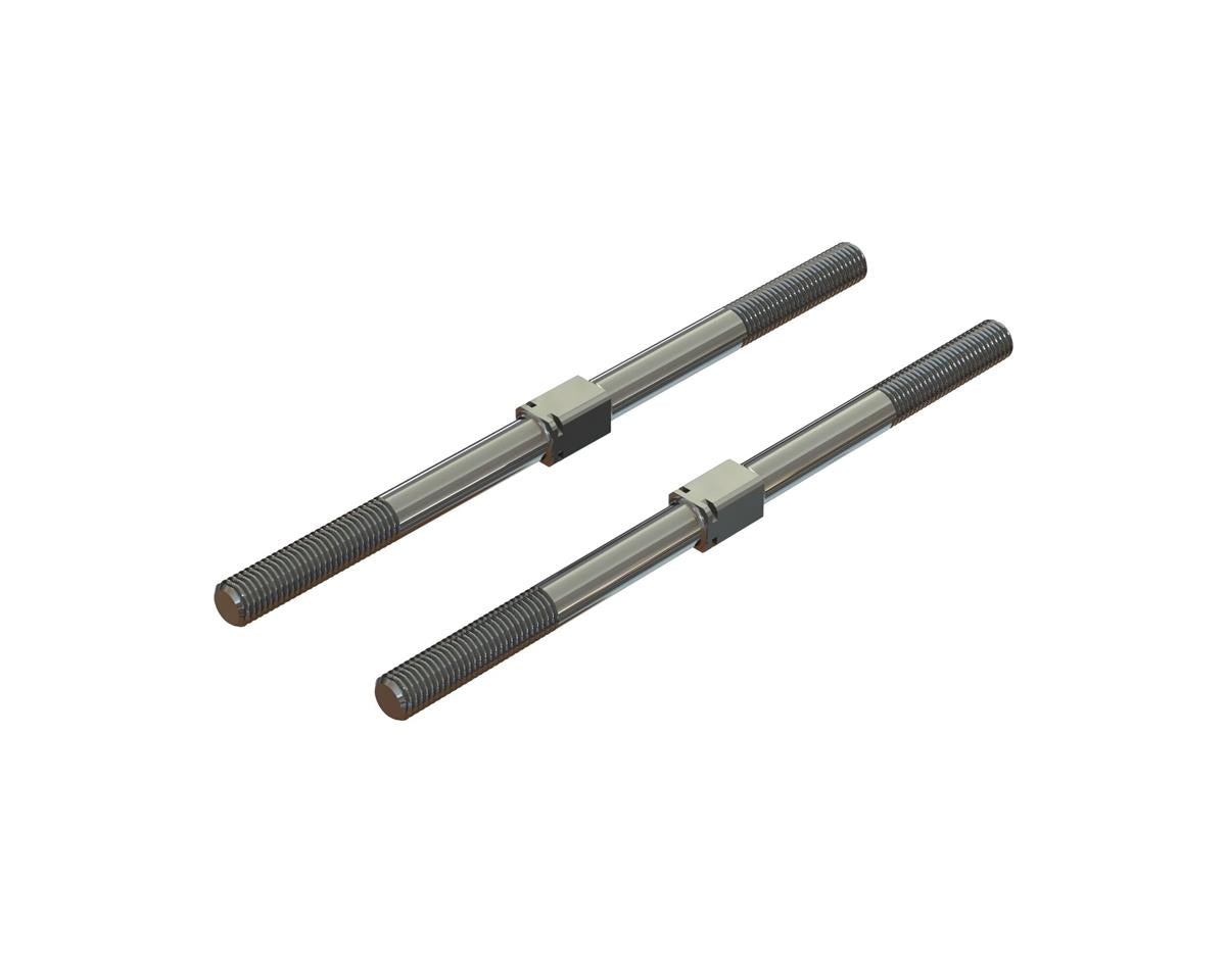 Steel Turnbuckle M7x130mm Silver (2) (ARA330746)