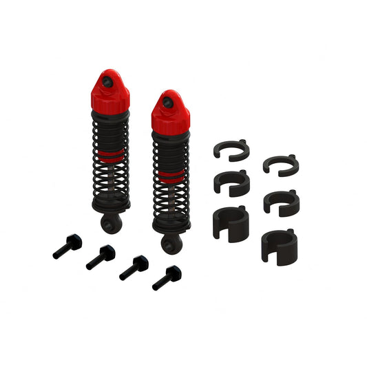 Shock Set, 58mm Length, 300cSt Oil (2): GROM (ARA330806)