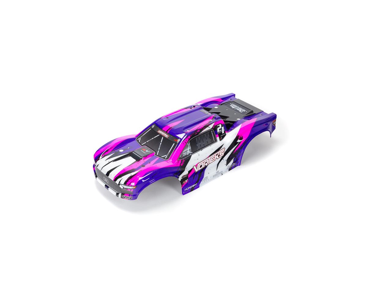 VORTEKS 4X4 BLX Painted Decal Trimmed Body(Purple) (ARA402327)