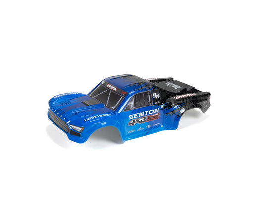 SENTON 4X2 Painted Decaled Trimmed Body Blu/Blk (ARA402346)