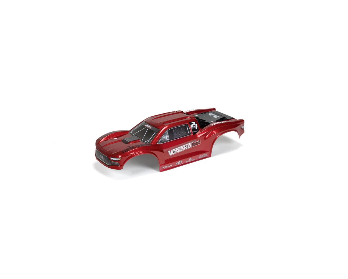 VORTEKS 4X2 Painted Decaled Trimmed Body Red (ARA402347)