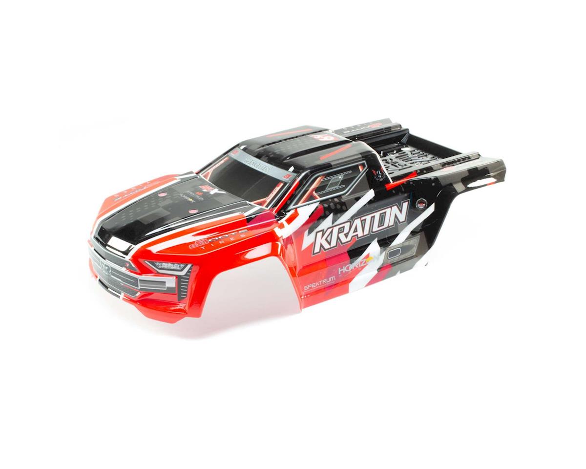 Kraton 6S BLX Painted Decaled Trimmed Body (Red) (ARA406156)