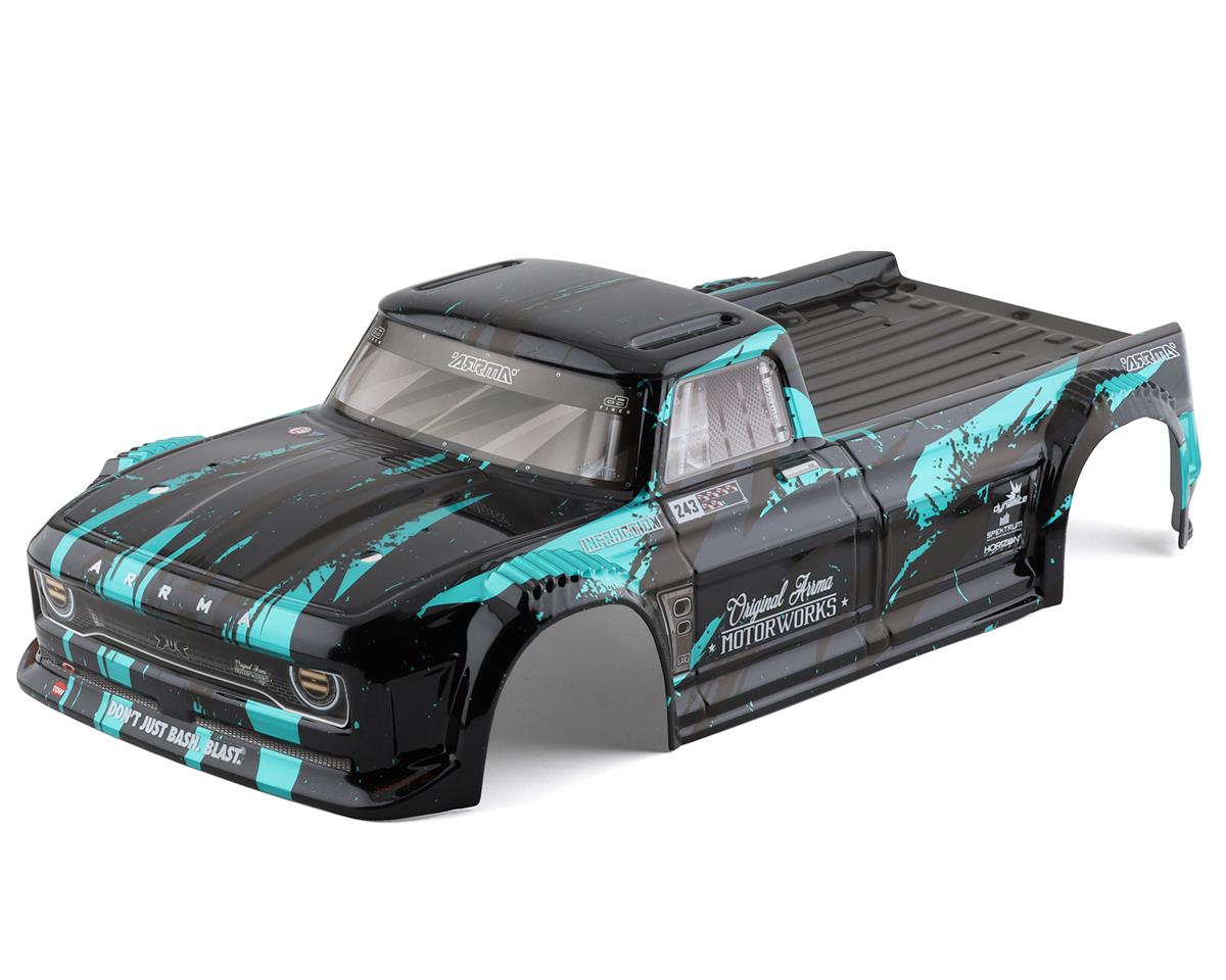 INFRACTION 4X4 3S BLX Finished Body Black/Teal (ARA414008)