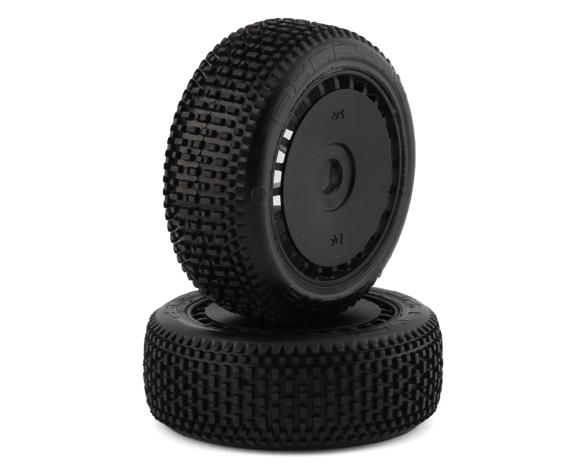 dBoots Exabyte Tire Set Glued Black (1 Pair) (ARA550098)