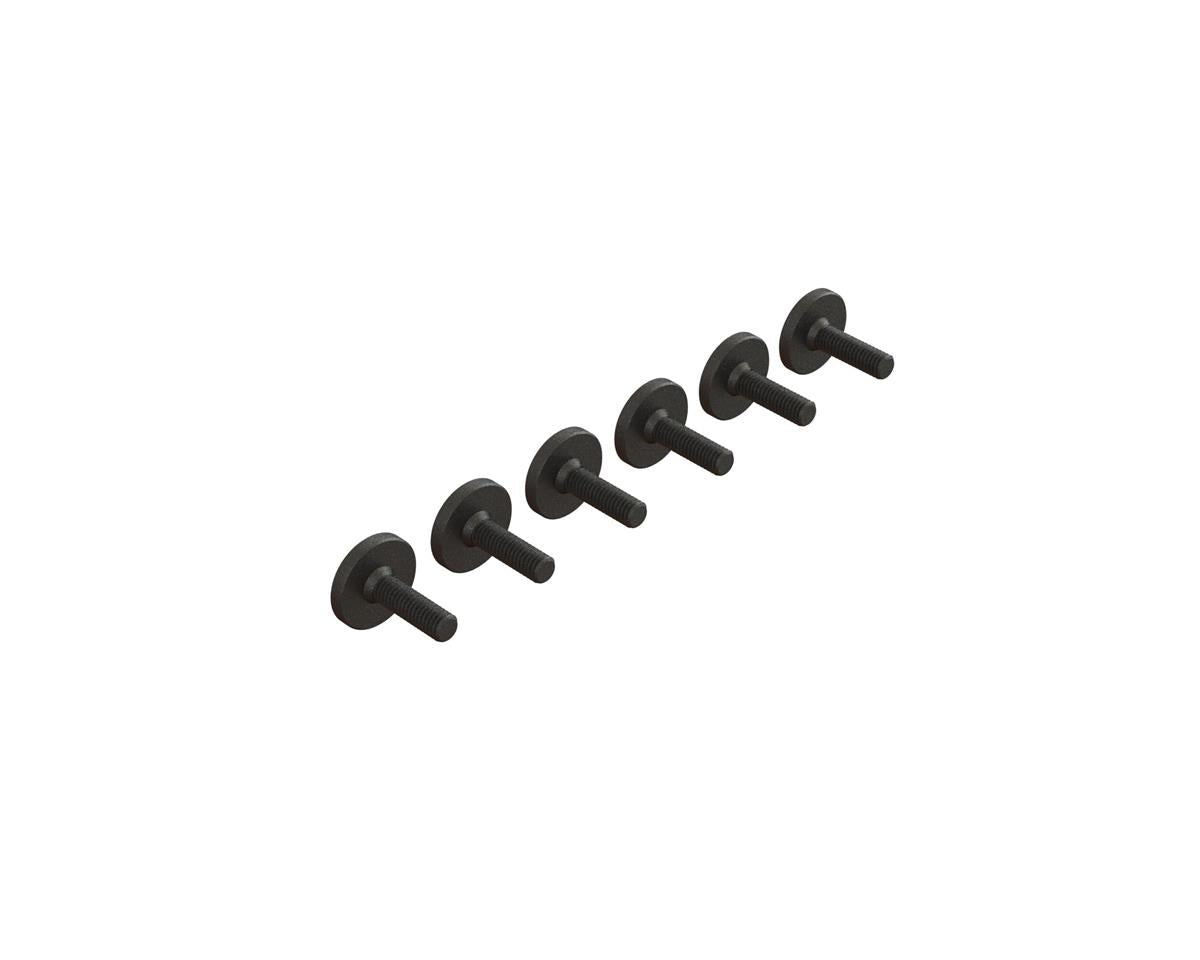 Large Head Screw M3x10mm (6) (ARA727310)